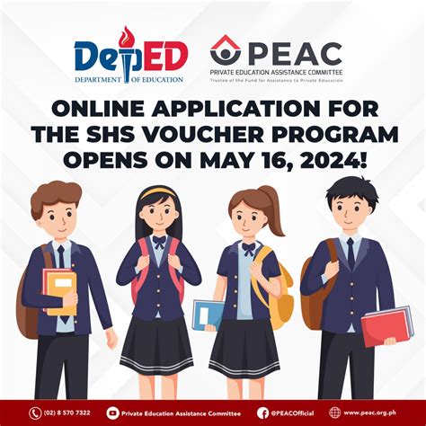 peac voucher|Deped Voucher for SHS 2024.